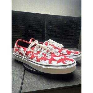 Vans Disney 101 Dalmatians Red Unisex Sneakers‎ size 10 Women's 8.5 Men's Rare